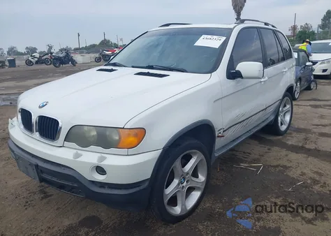 2003 BMW X5 3.0I из США, поврежденный, VIN 5UXFA53523LP27539